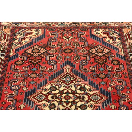 Tappeto Hamadan Persia marrone giallo 100x158