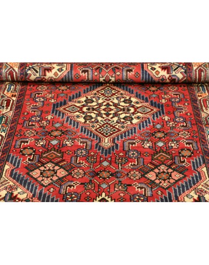 Tappeto Hamadan Persia marrone giallo 100x158