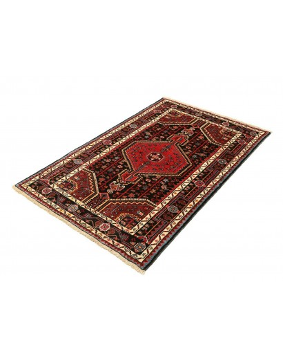 Tappeto Hamadan Persia grigio marrone 101x152