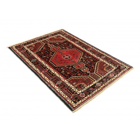Tappeto Hamadan Persia grigio marrone 101x152