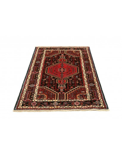 Tappeto Hamadan Persia grigio marrone 101x152