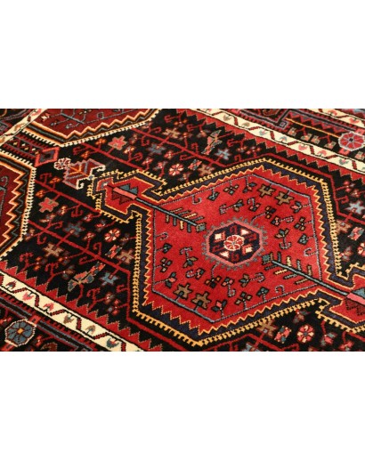 Tappeto Hamadan Persia grigio marrone 101x152