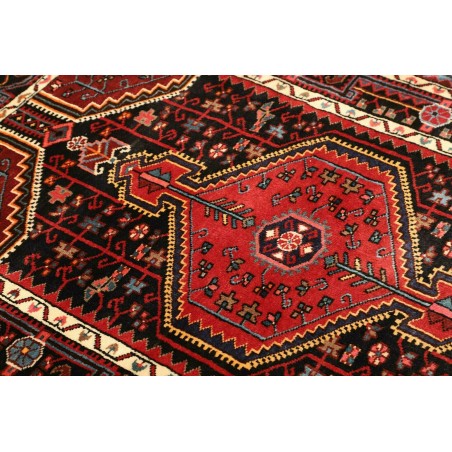 Tappeto Hamadan Persia grigio marrone 101x152