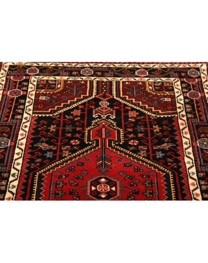 Tappeto Hamadan Persia grigio marrone 101x152