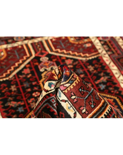 Tappeto Hamadan Persia grigio marrone 101x152