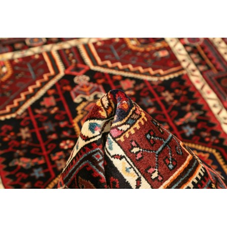Tappeto Hamadan Persia grigio marrone 101x152