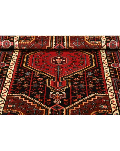 Tappeto Hamadan Persia grigio marrone 101x152