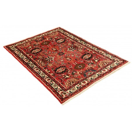 Tappeto Hamadan Persia marrone giallo 100x140