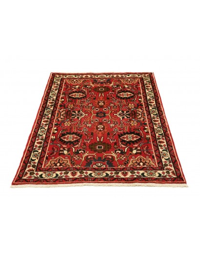 Tappeto Hamadan Persia marrone giallo 100x140