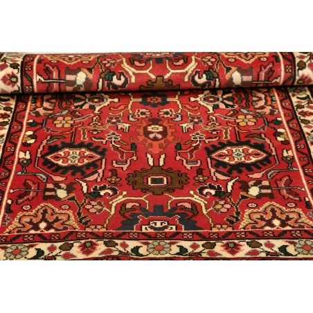 Tappeto Hamadan Persia marrone giallo 100x140