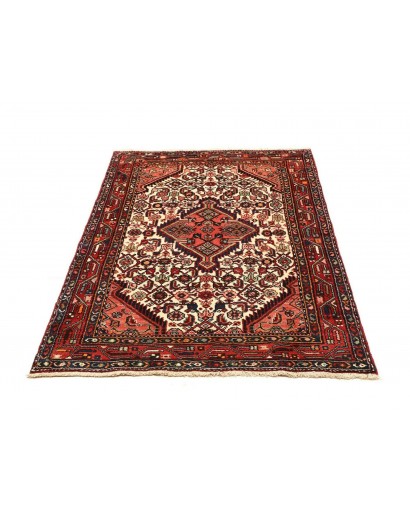 Tappeto Hamadan Persia marrone giallo 103x160