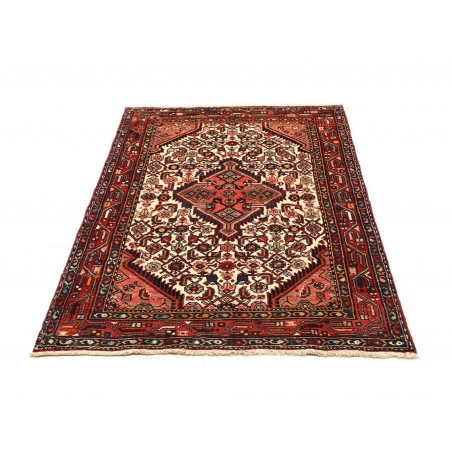 Tappeto Hamadan Persia marrone giallo 103x160