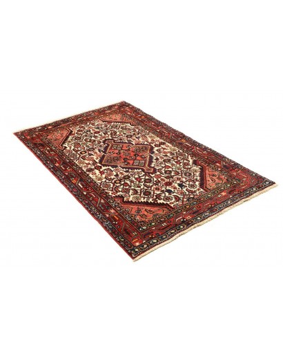 Tappeto Hamadan Persia marrone giallo 103x160