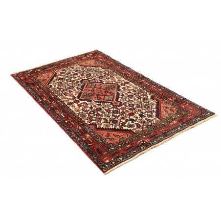 Tappeto Hamadan Persia marrone giallo 103x160