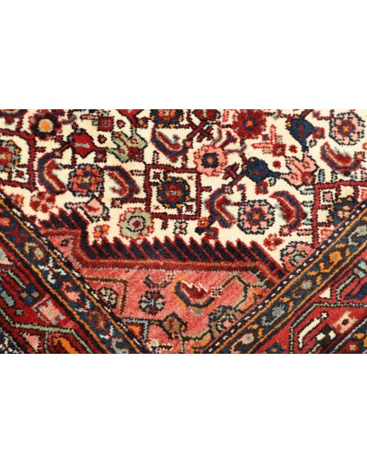 Tappeto Hamadan Persia marrone giallo 103x160