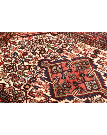 Tappeto Hamadan Persia marrone giallo 103x160