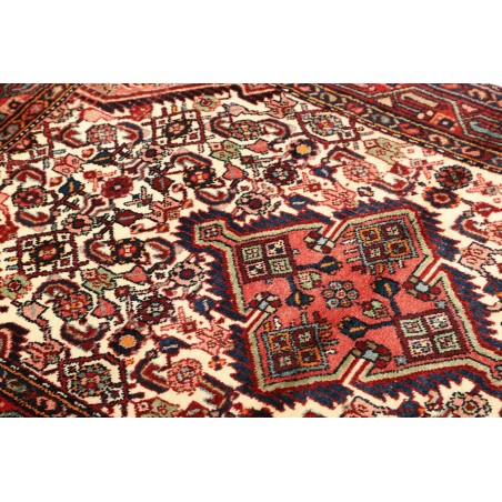 Tappeto Hamadan Persia marrone giallo 103x160