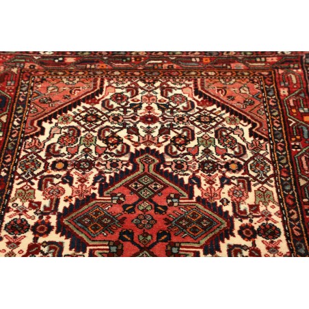Tappeto Hamadan Persia marrone giallo 103x160