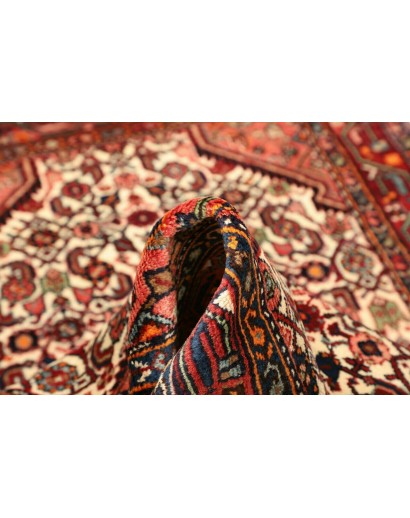 Tappeto Hamadan Persia marrone giallo 103x160
