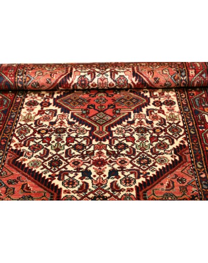 Tappeto Hamadan Persia marrone giallo 103x160