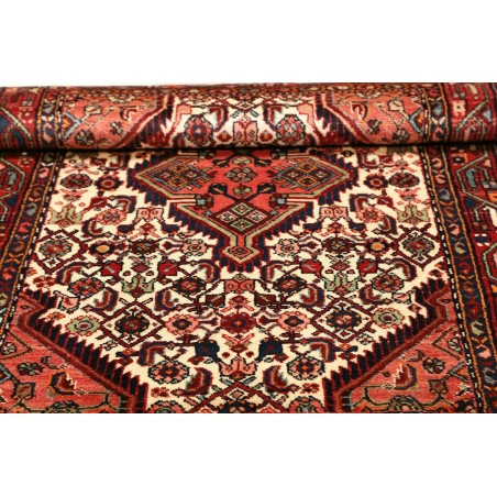 Tappeto Hamadan Persia marrone giallo 103x160