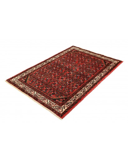 Tappeto Hamadan Persia grigio giallo 110x155