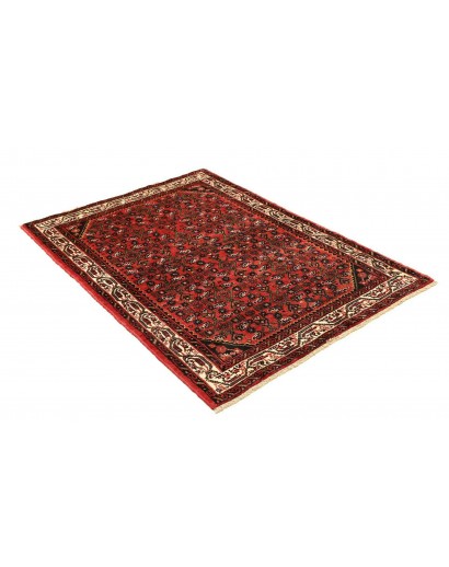 Tappeto Hamadan Persia grigio giallo 110x155