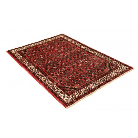 Tappeto Hamadan Persia grigio giallo 110x155