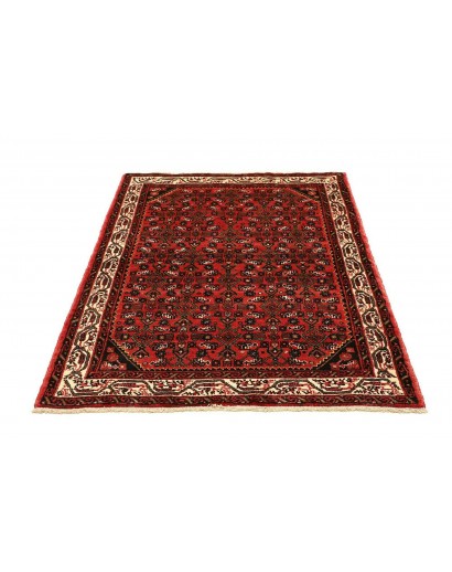 Tappeto Hamadan Persia grigio giallo 110x155