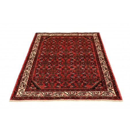 Tappeto Hamadan Persia grigio giallo 110x155