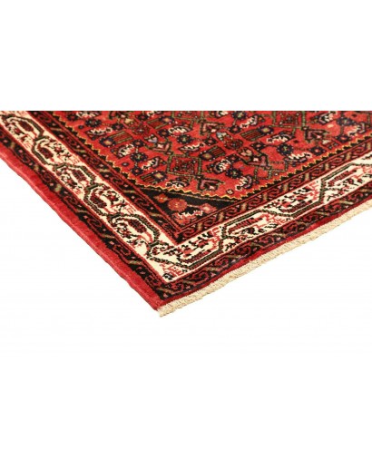 Tappeto Hamadan Persia grigio giallo 110x155