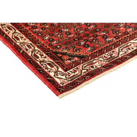 Tappeto Hamadan Persia grigio giallo 110x155