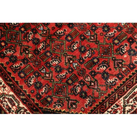 Tappeto Hamadan Persia grigio giallo 110x155