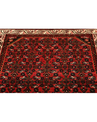 Tappeto Hamadan Persia grigio giallo 110x155