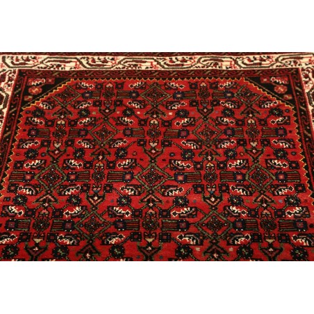 Tappeto Hamadan Persia grigio giallo 110x155
