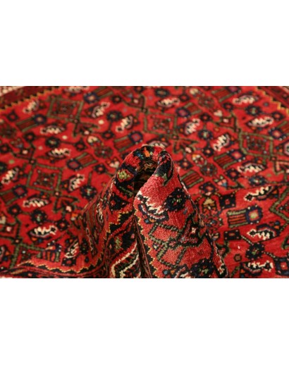 Tappeto Hamadan Persia grigio giallo 110x155