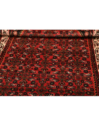 Tappeto Hamadan Persia grigio giallo 110x155