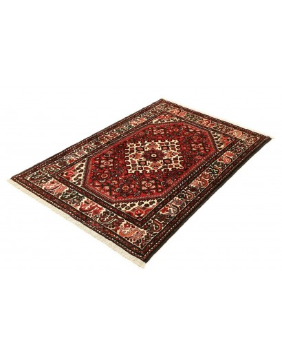 Tappeto Hamadan Persia grigio marrone 104x152