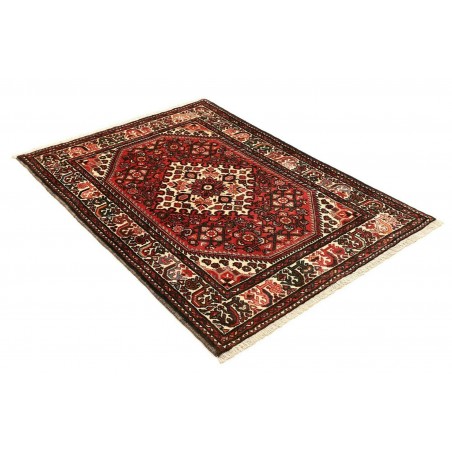 Tappeto Hamadan Persia grigio marrone 104x152