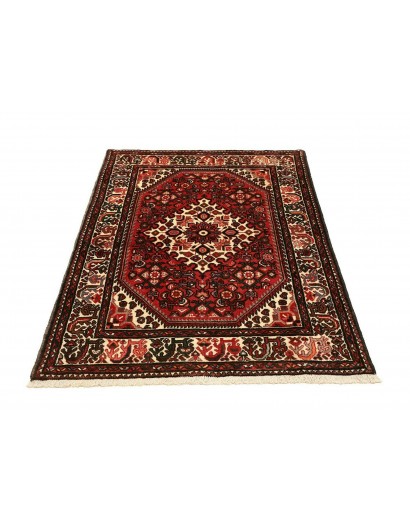 Tappeto Hamadan Persia grigio marrone 104x152