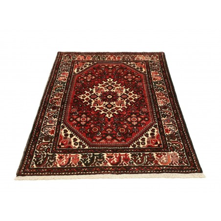Tappeto Hamadan Persia grigio marrone 104x152
