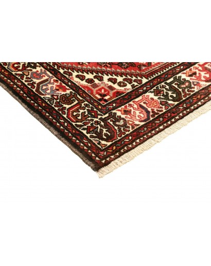 Tappeto Hamadan Persia grigio marrone 104x152