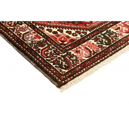Tappeto Hamadan Persia grigio marrone 104x152