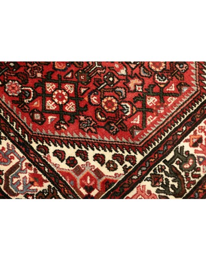Tappeto Hamadan Persia grigio marrone 104x152