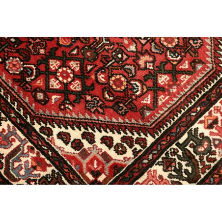 Tappeto Hamadan Persia grigio marrone 104x152