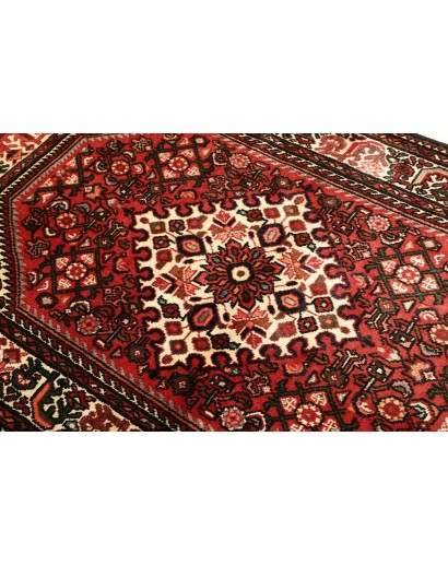 Tappeto Hamadan Persia grigio marrone 104x152