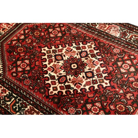 Tappeto Hamadan Persia grigio marrone 104x152