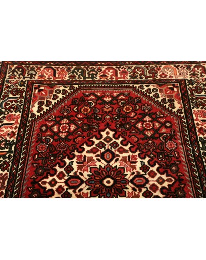 Tappeto Hamadan Persia grigio marrone 104x152
