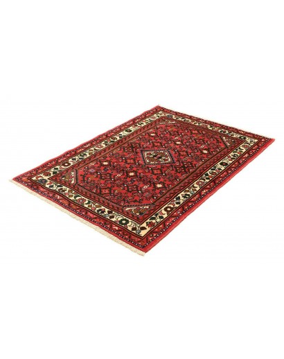 Tappeto Hamadan Persia marrone giallo 100x142
