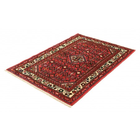 Tappeto Hamadan Persia marrone giallo 100x142